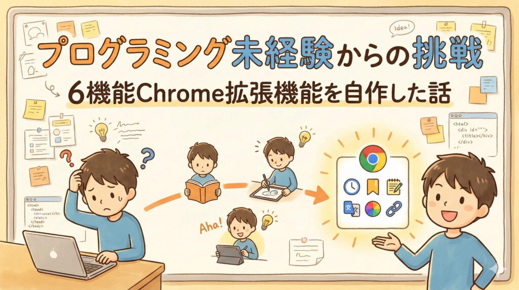 chrome拡張機能作成秘話